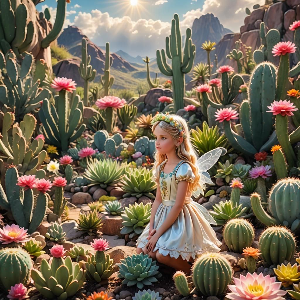 a protected blooming succulent and cacti garden2
