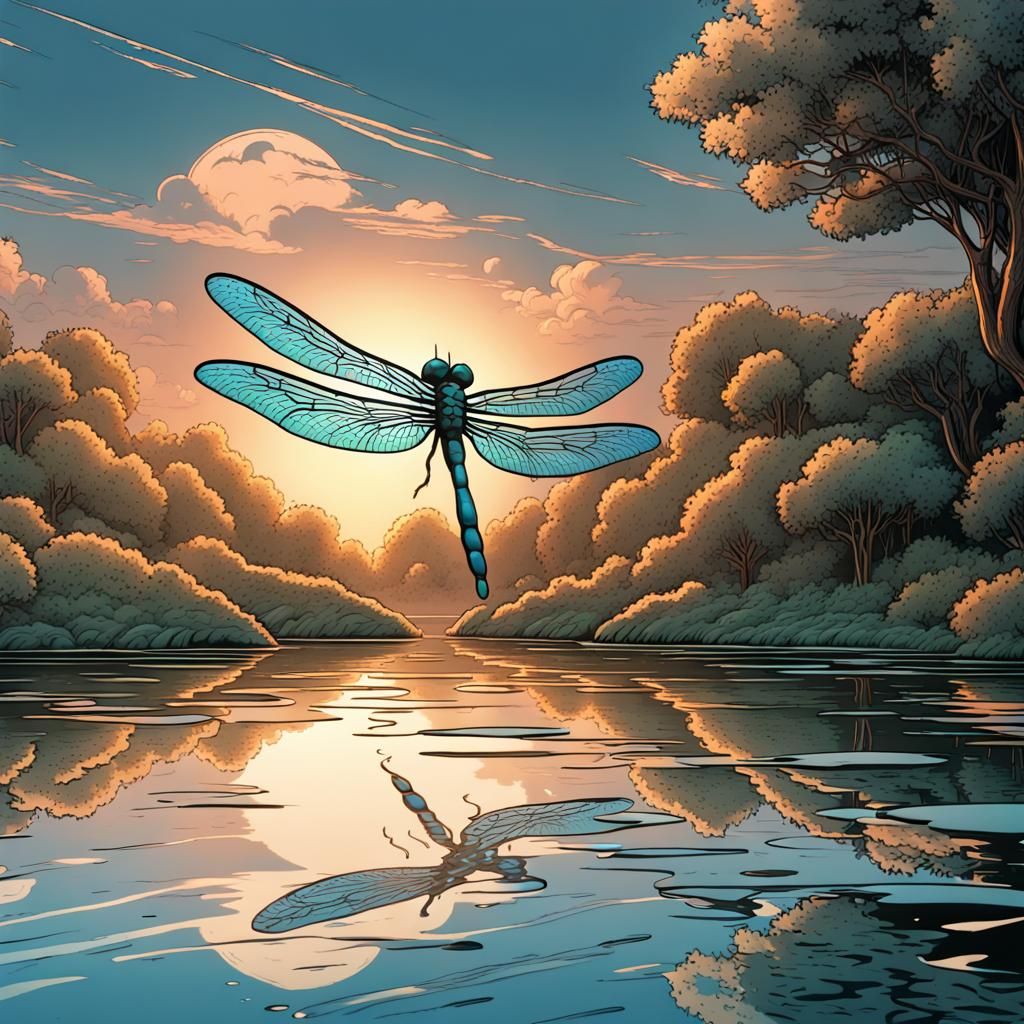 Dragonfly hover