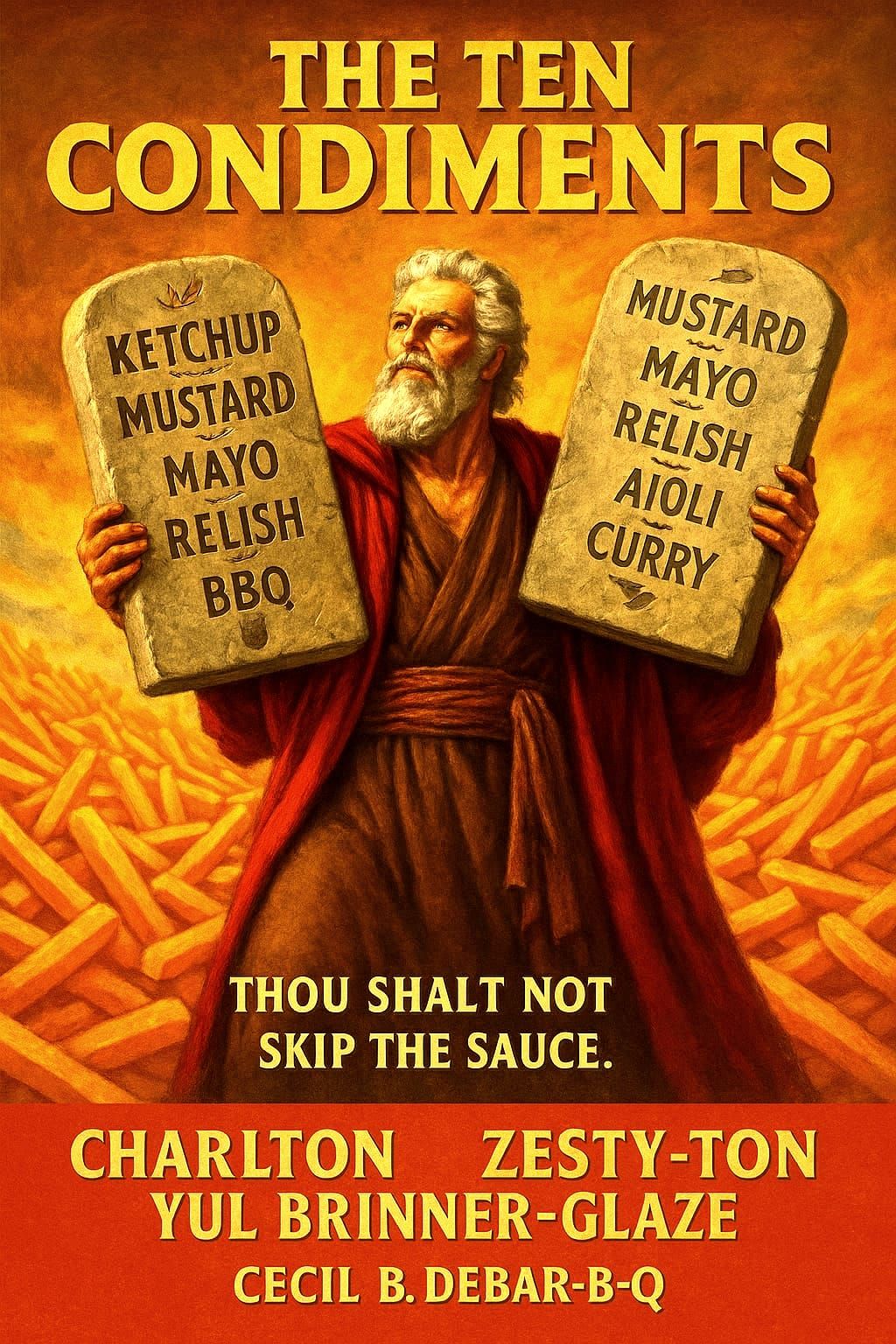 The Ten Condiments  by @yoda69