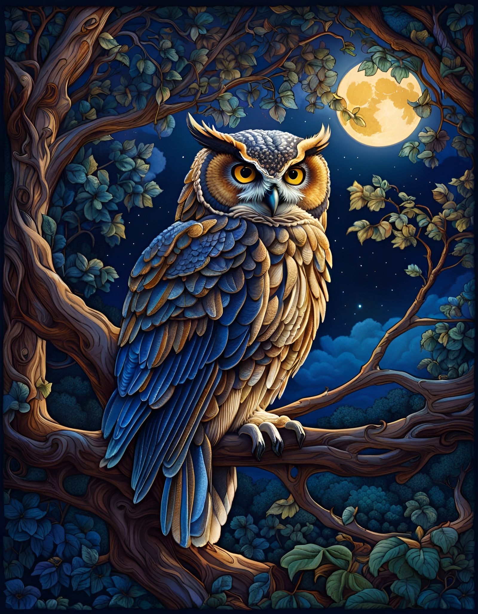 By the Light of the Moon  by @Saturn