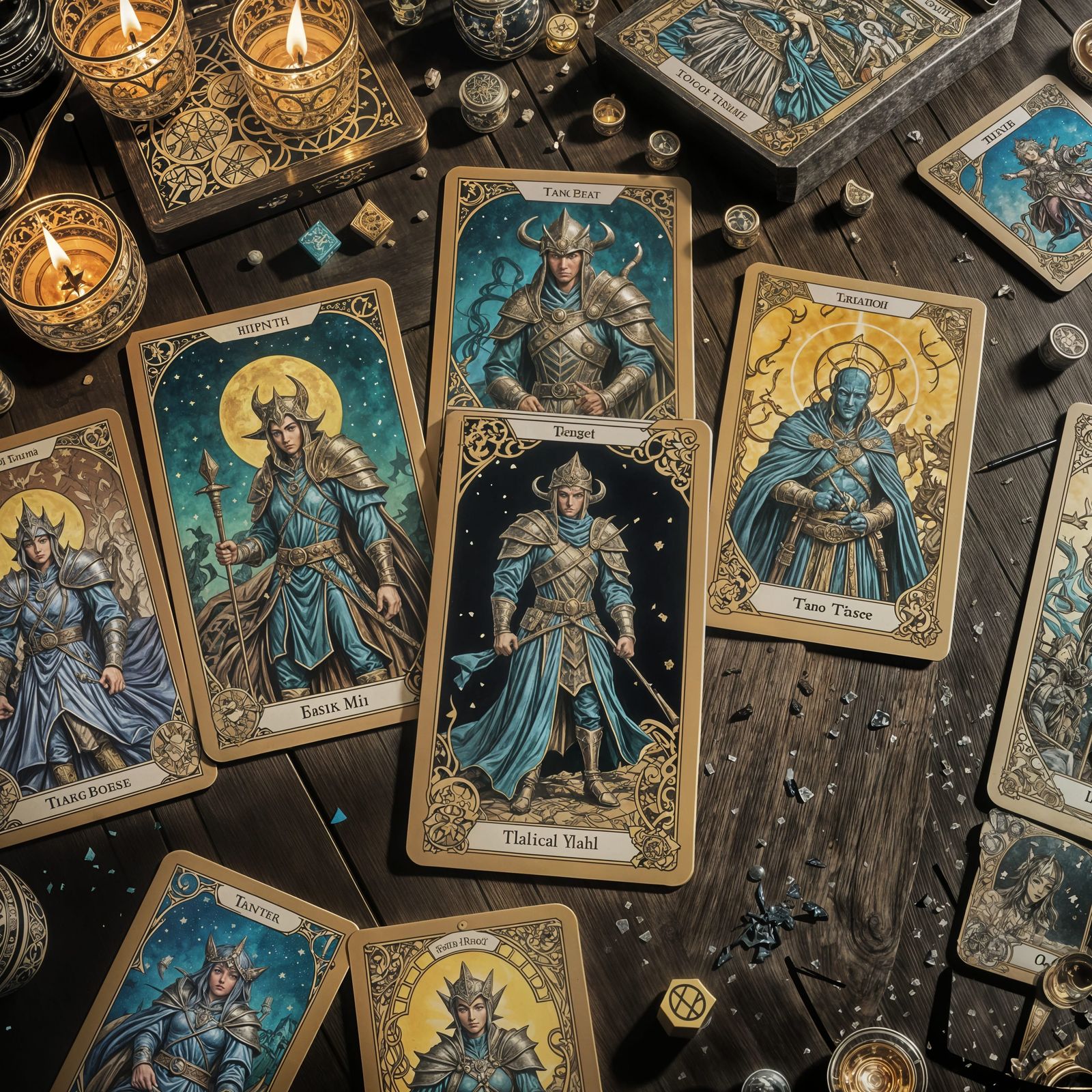 Dungeons & Dragons Tarot  by @TSharp 