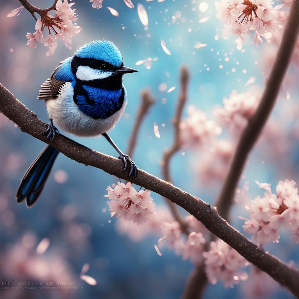 Australian blue fairy wren