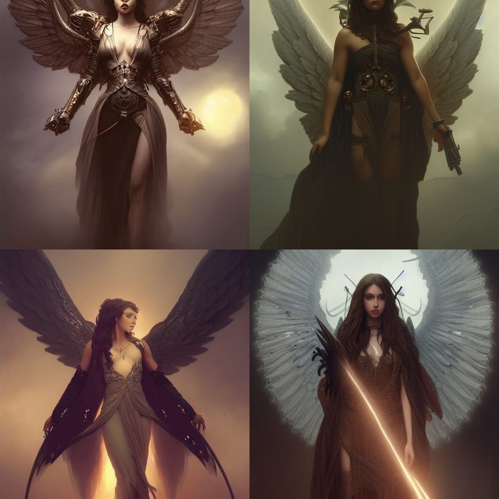 The angel of death. Epic cinematic brilliant stunning intric...