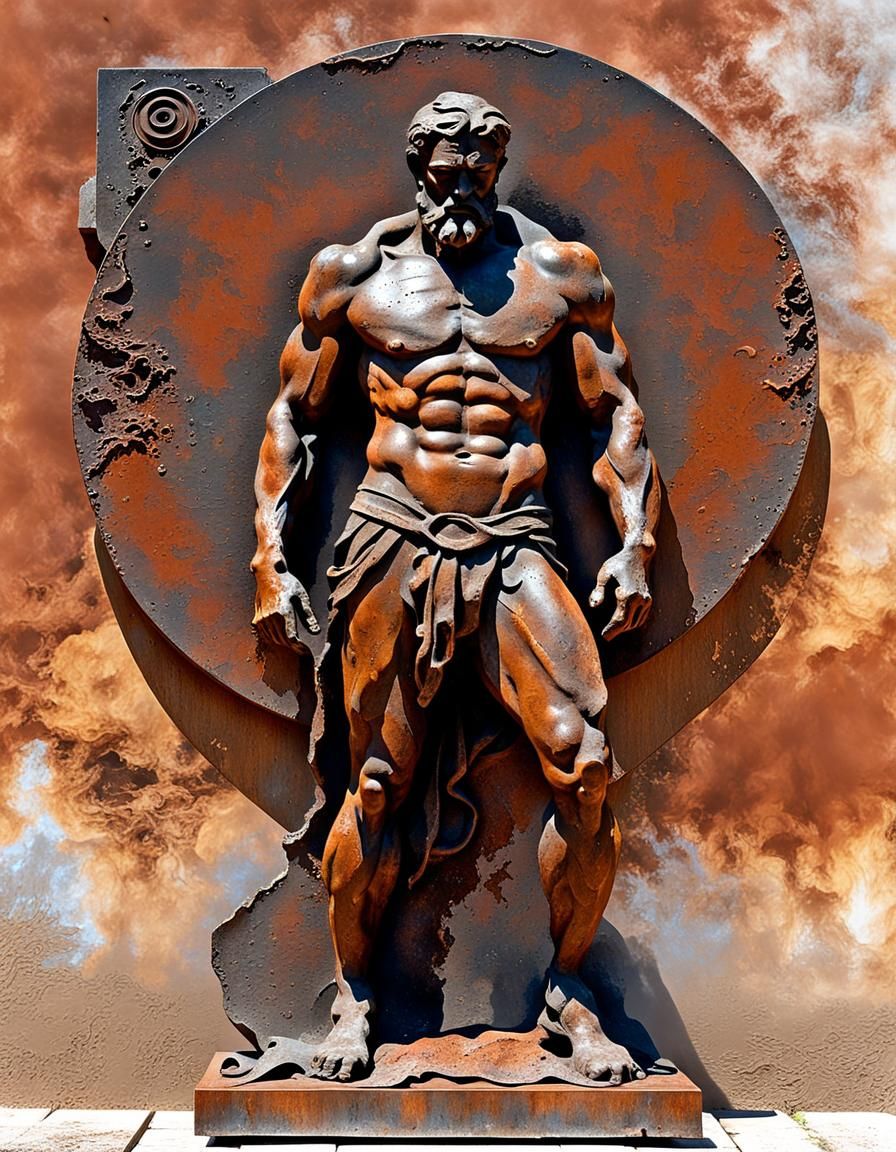 Sculptures Metals Statue 7 AI Generated Artwork NightCafe Creator