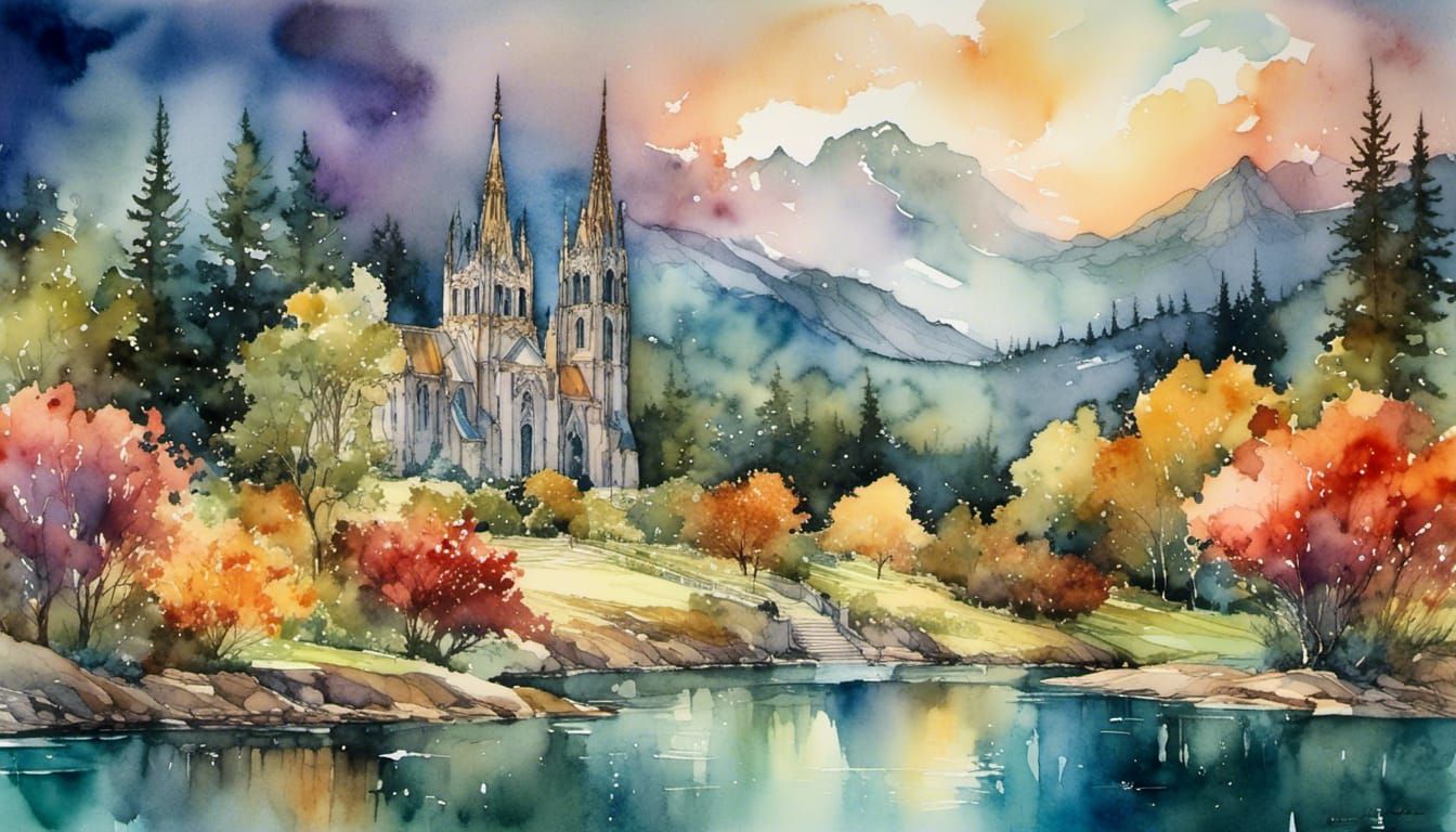 Saint Christopher Cathedral on Callum Lake