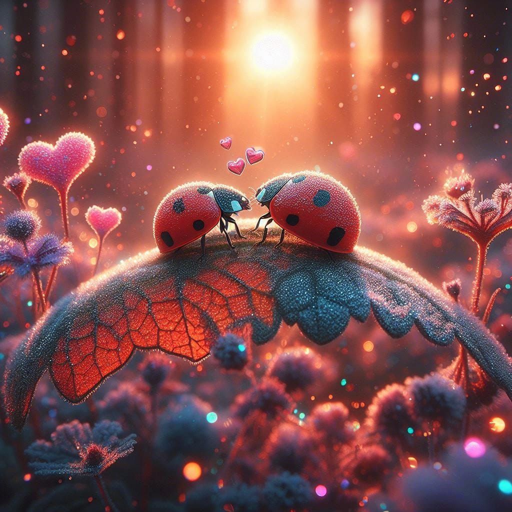 Ladybugs in Love  by @Rosie