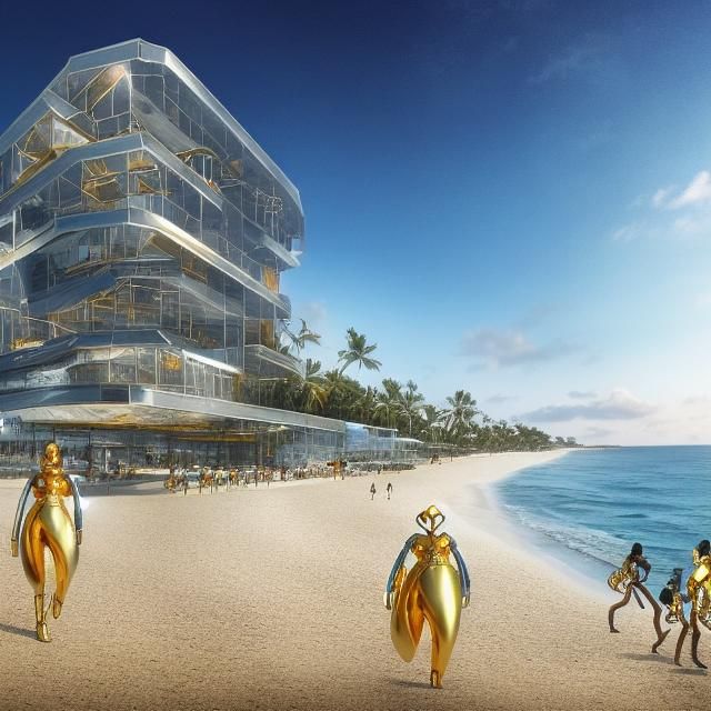 Club paridisio on a tropical beach is the hottest discothequ...