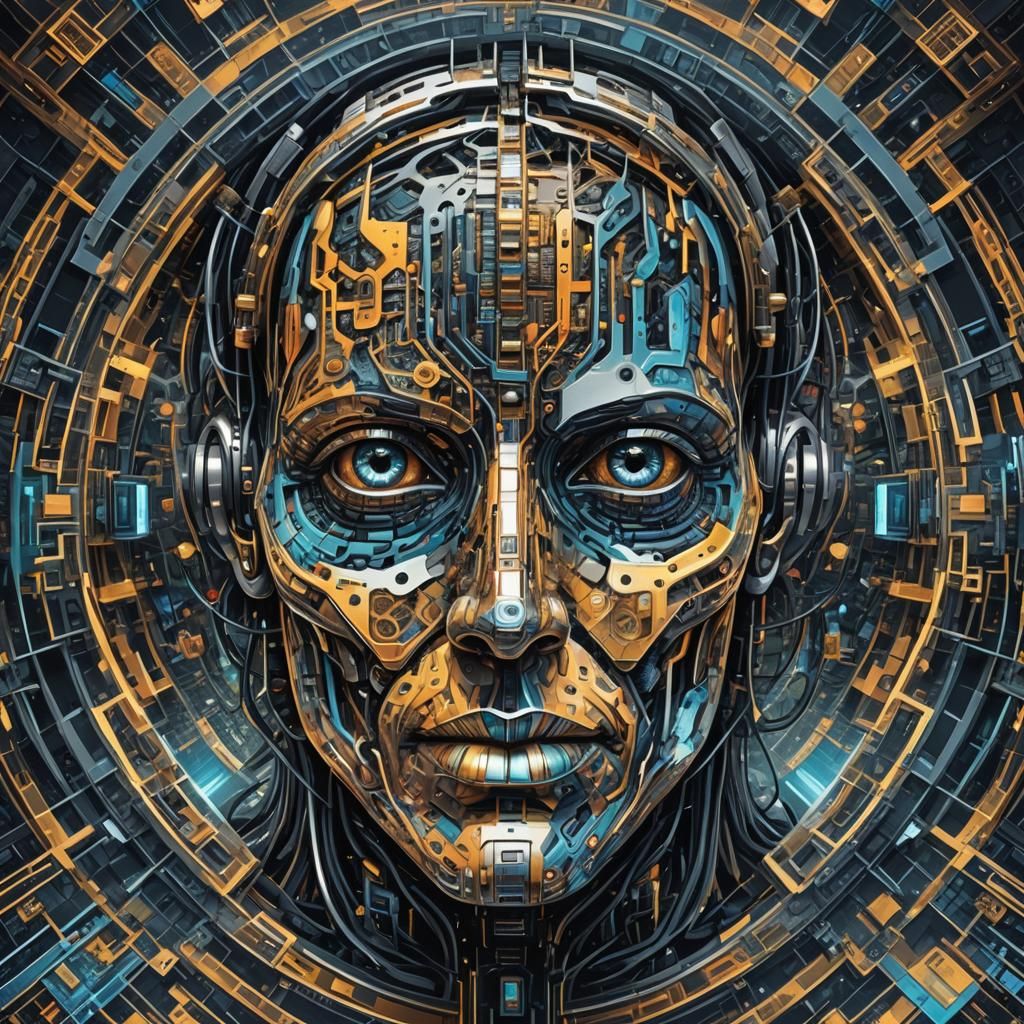 Face of the Future - AI Generated Artwork - NightCafe Creator