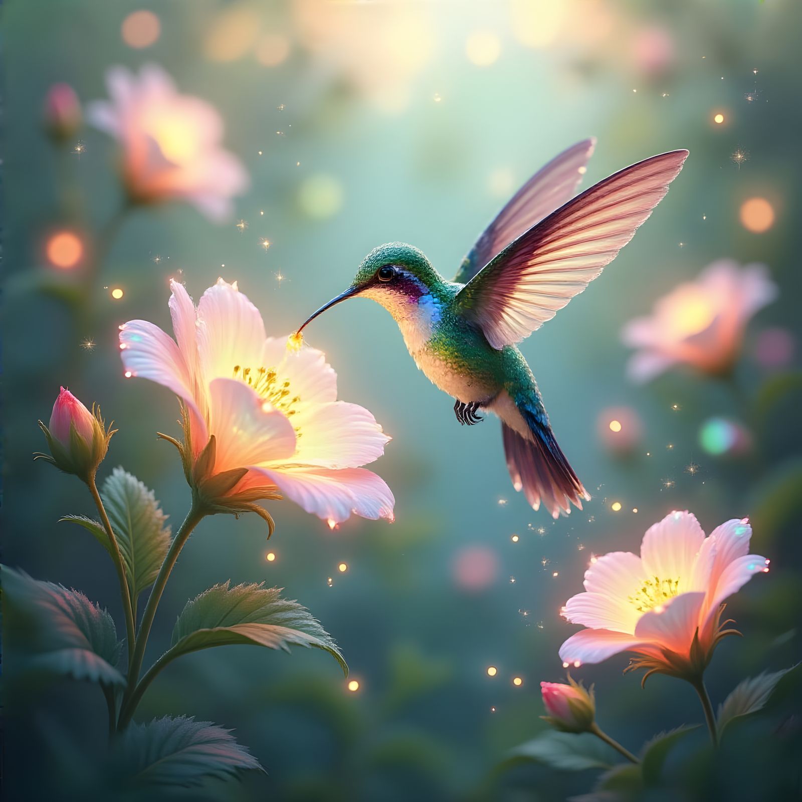 Hummingbird  by @Shelly