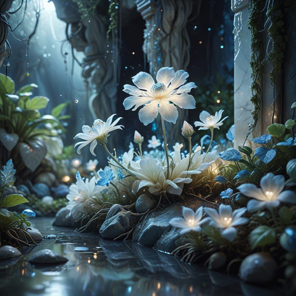 Bioluminescent Orchids  by @ACJ2025