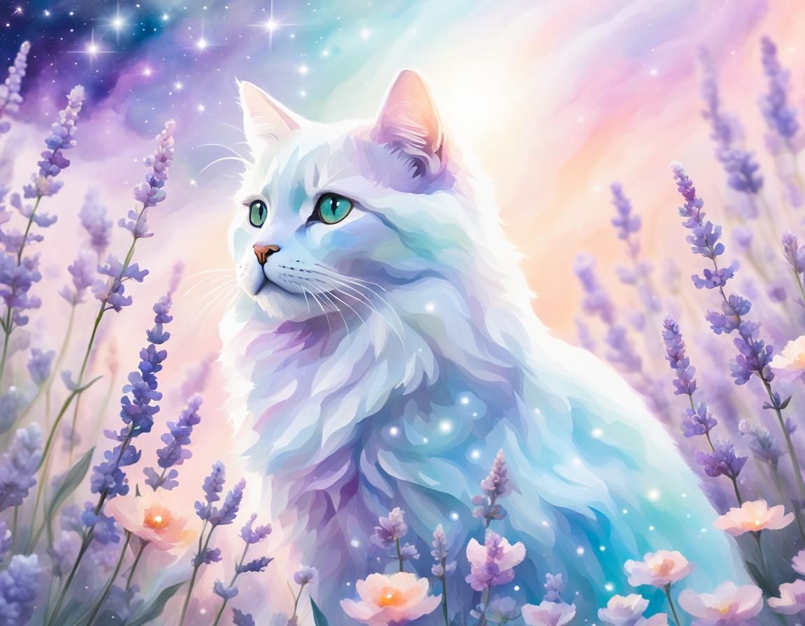 Lavender cat