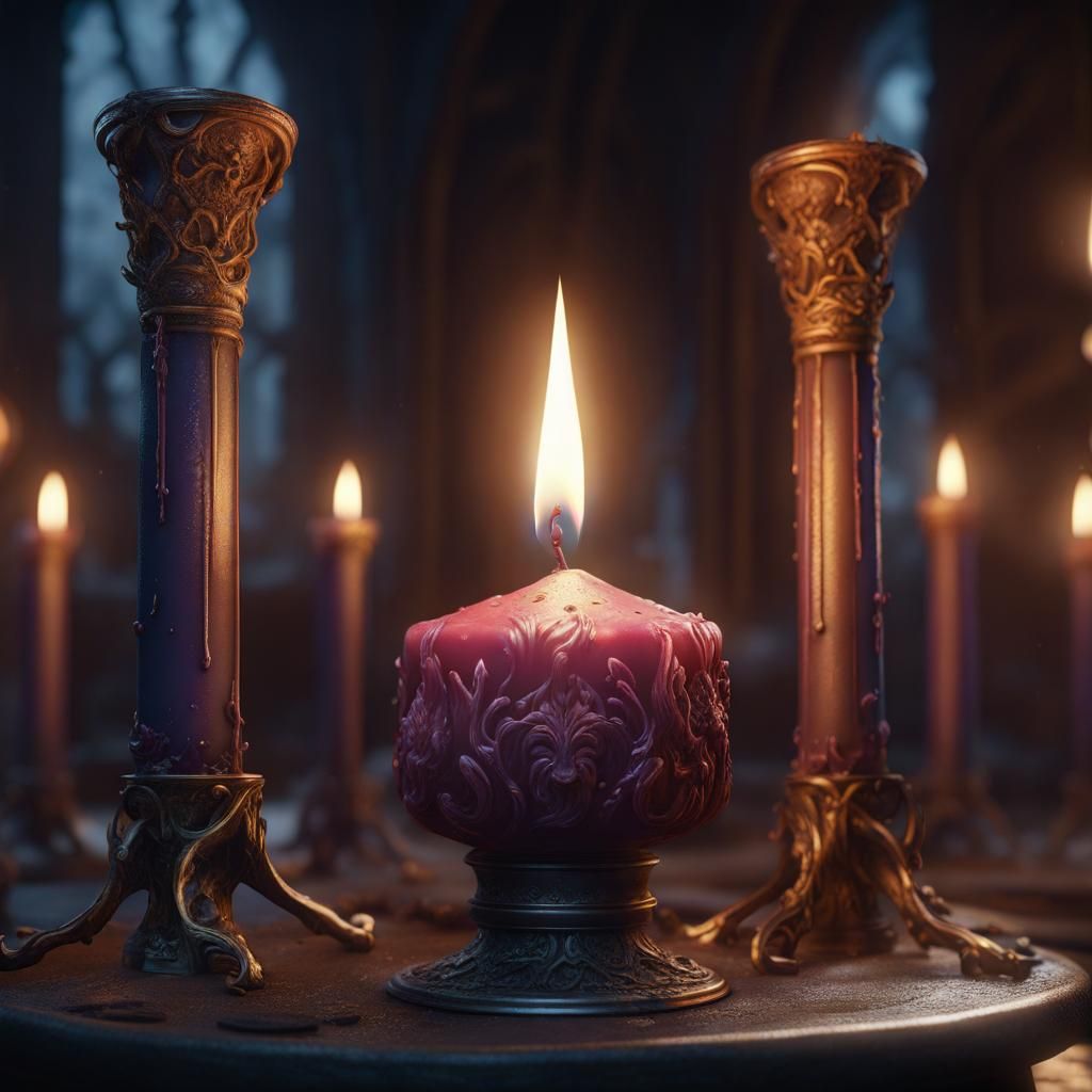 candle of life AI Generated Artwork NightCafe Creator