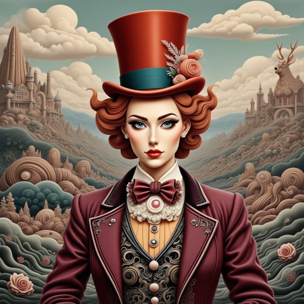 <lora:CINNAMON SWIRLS:1.0> charlie's chocolate factory  by @donna