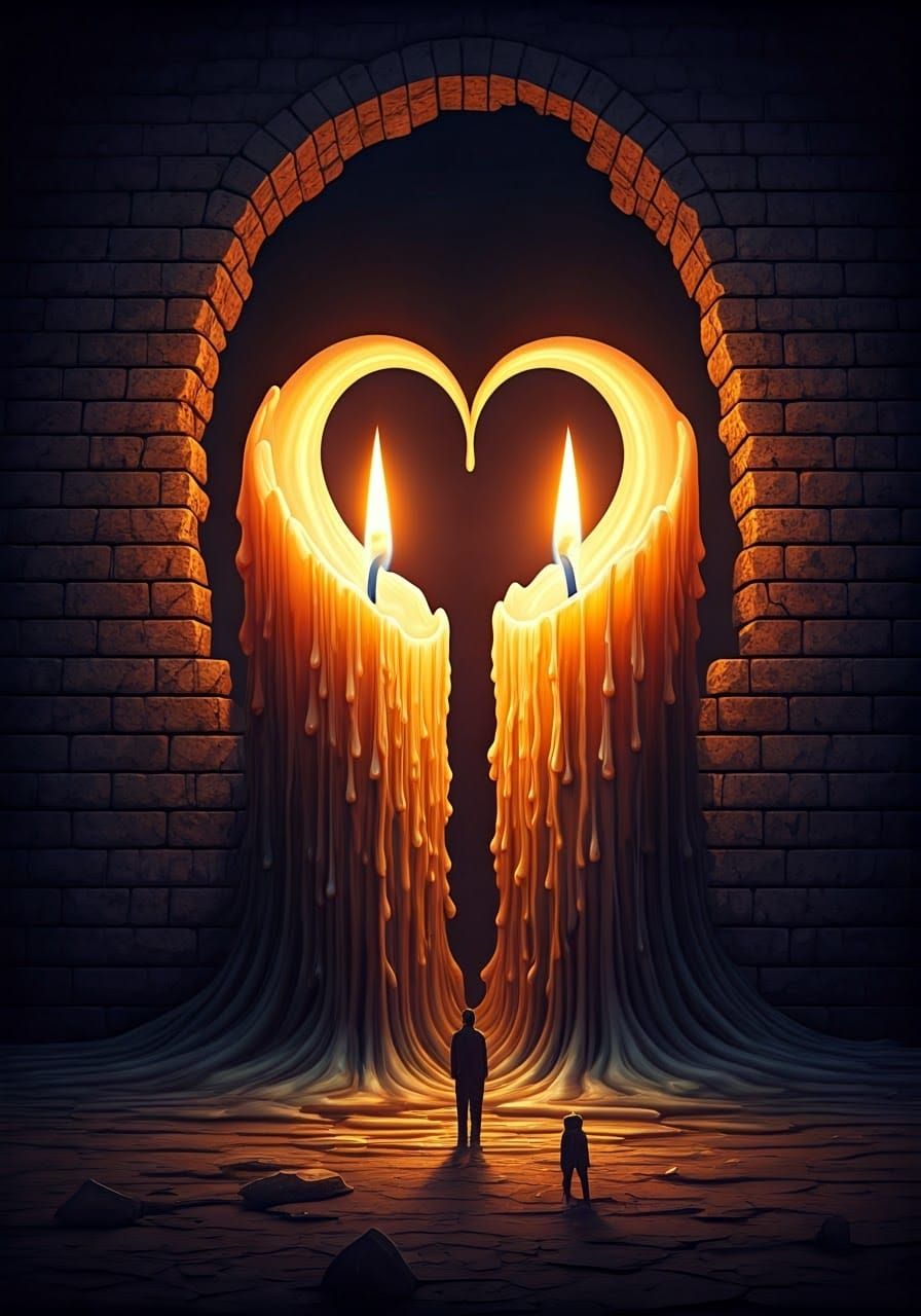 לב אור נרות השבת