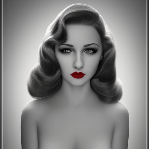 Retro Glamour - AI Generated Artwork - NightCafe Creator