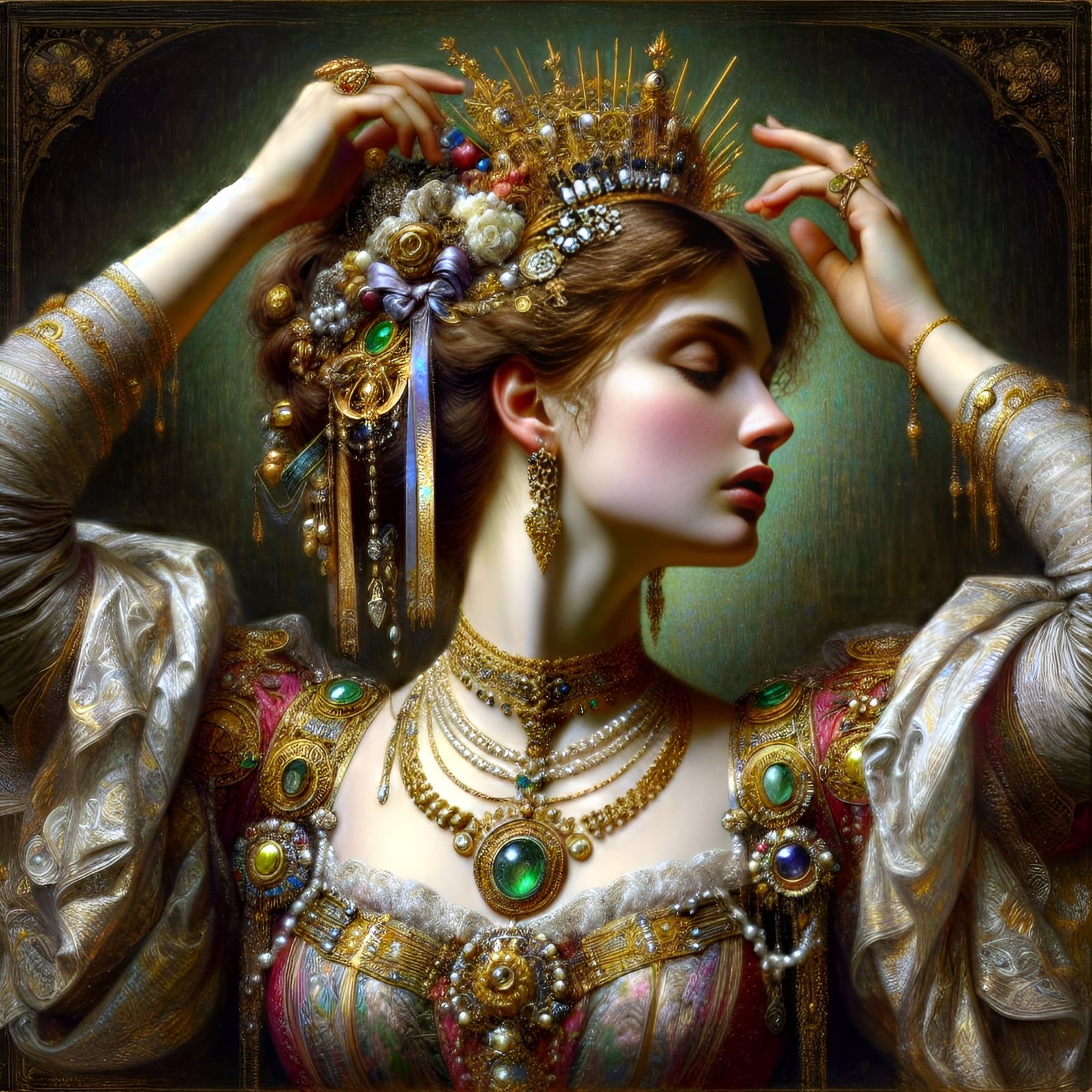 A Beautiful Old Time Maiden