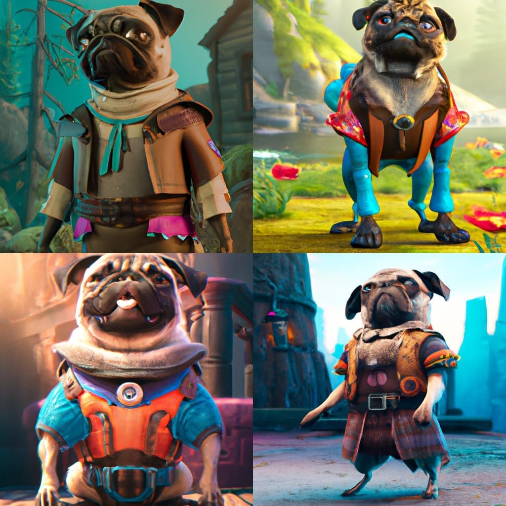 Pug in his Sunday’s best outfit