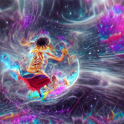 Luffy using its full power