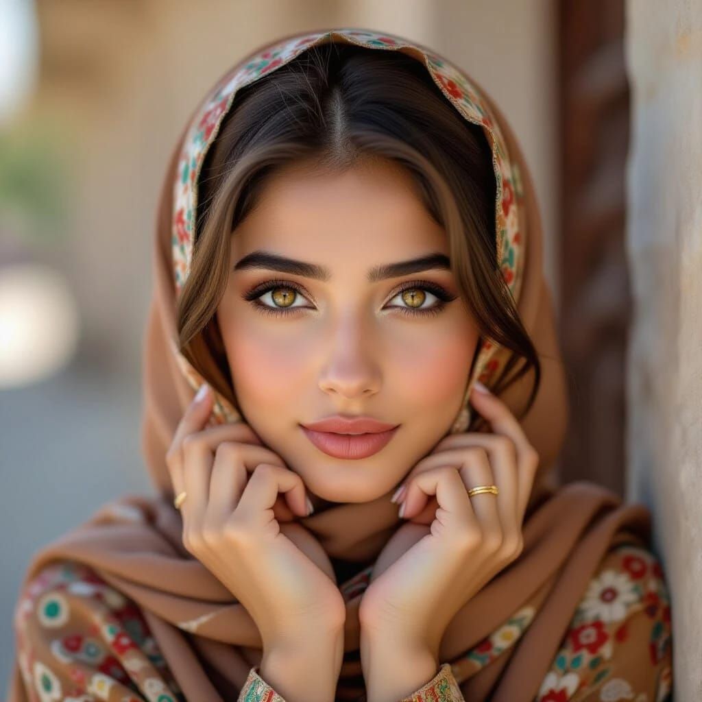 portrait of a woman in Hijab