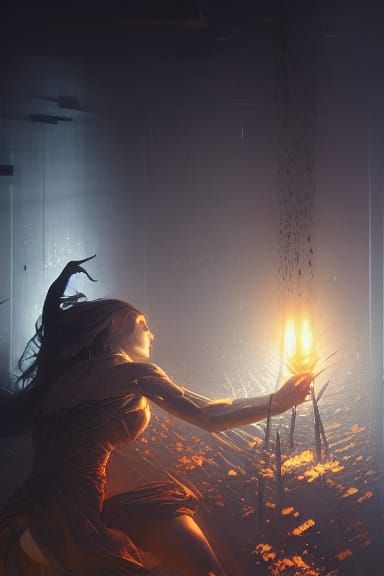 Illusion of dark golith, Gabriel under fire a masterpiece, 1...