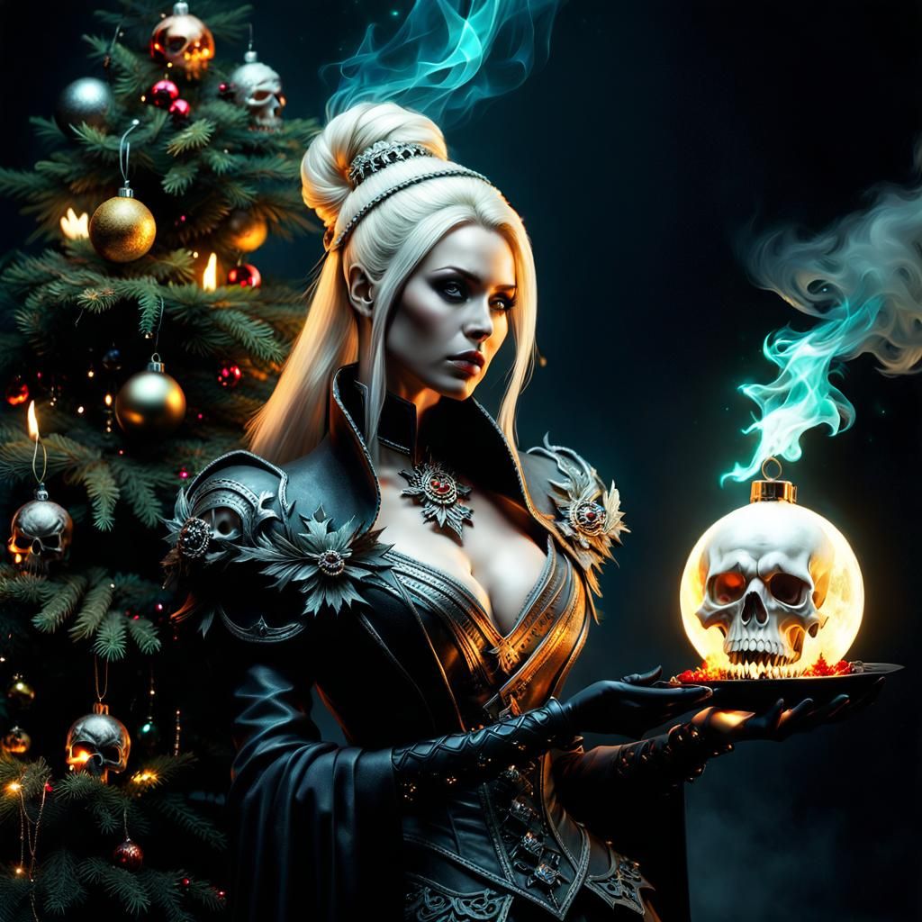 Necromancer ornament making