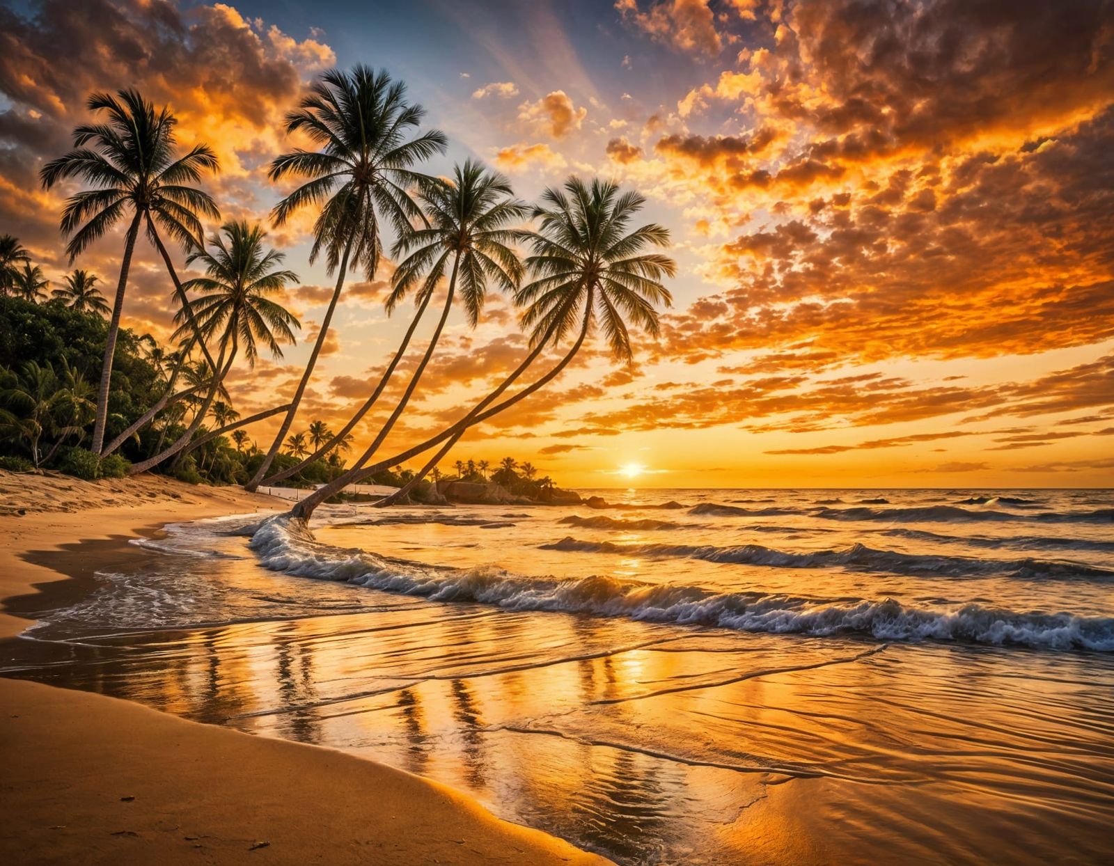 Sunset in paradise.  by @Pigsy