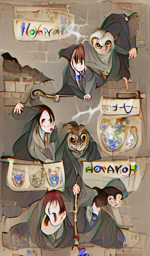 Hogwarts yokai timetravel manga