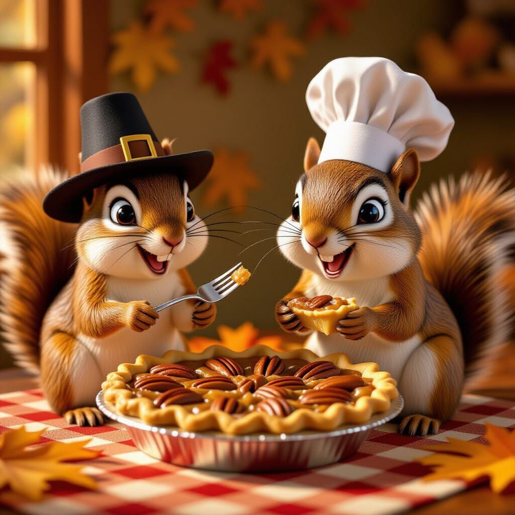 Nutty Thanksgiving  by @D-ART