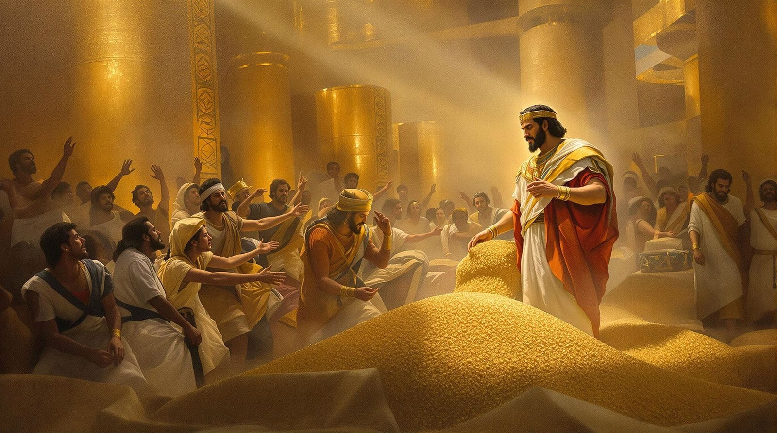 "The Seven Years of Famine"    by @BC