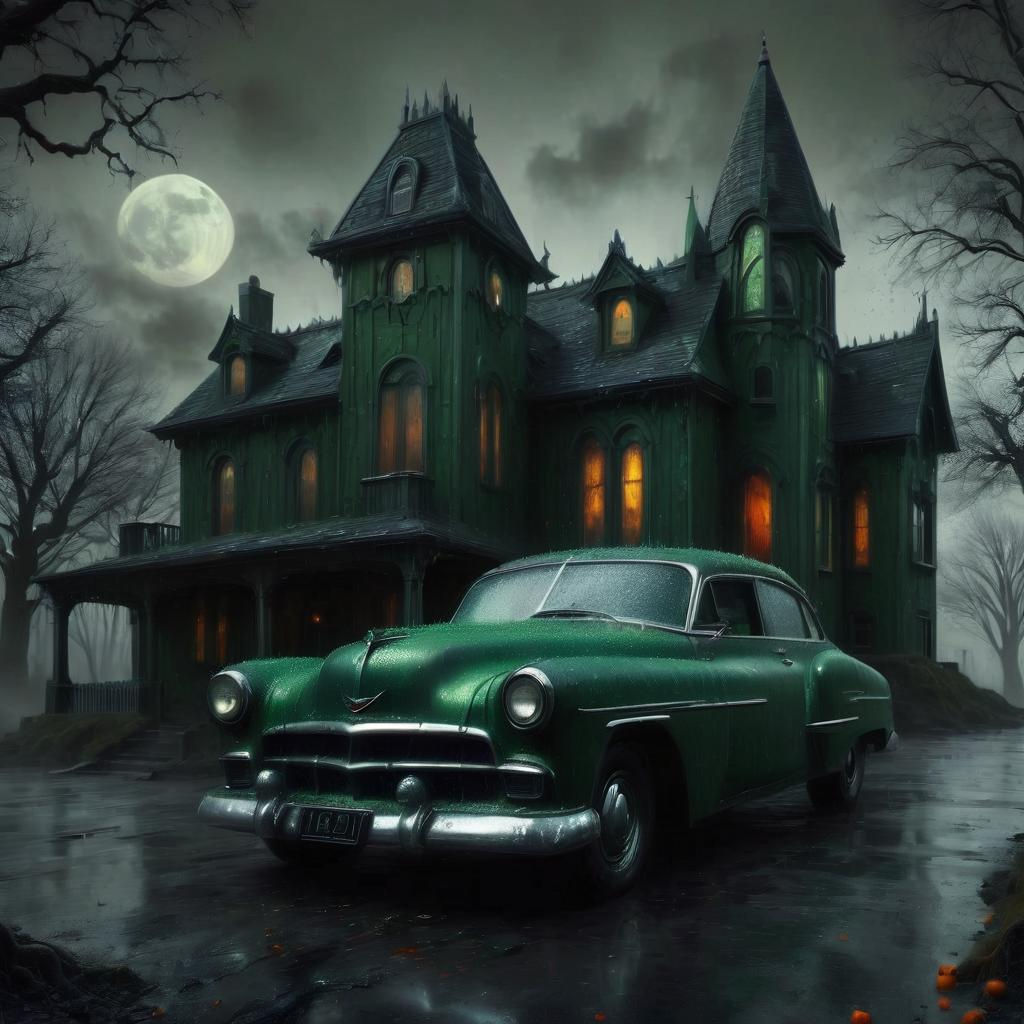 The Haunted Mansion Car.