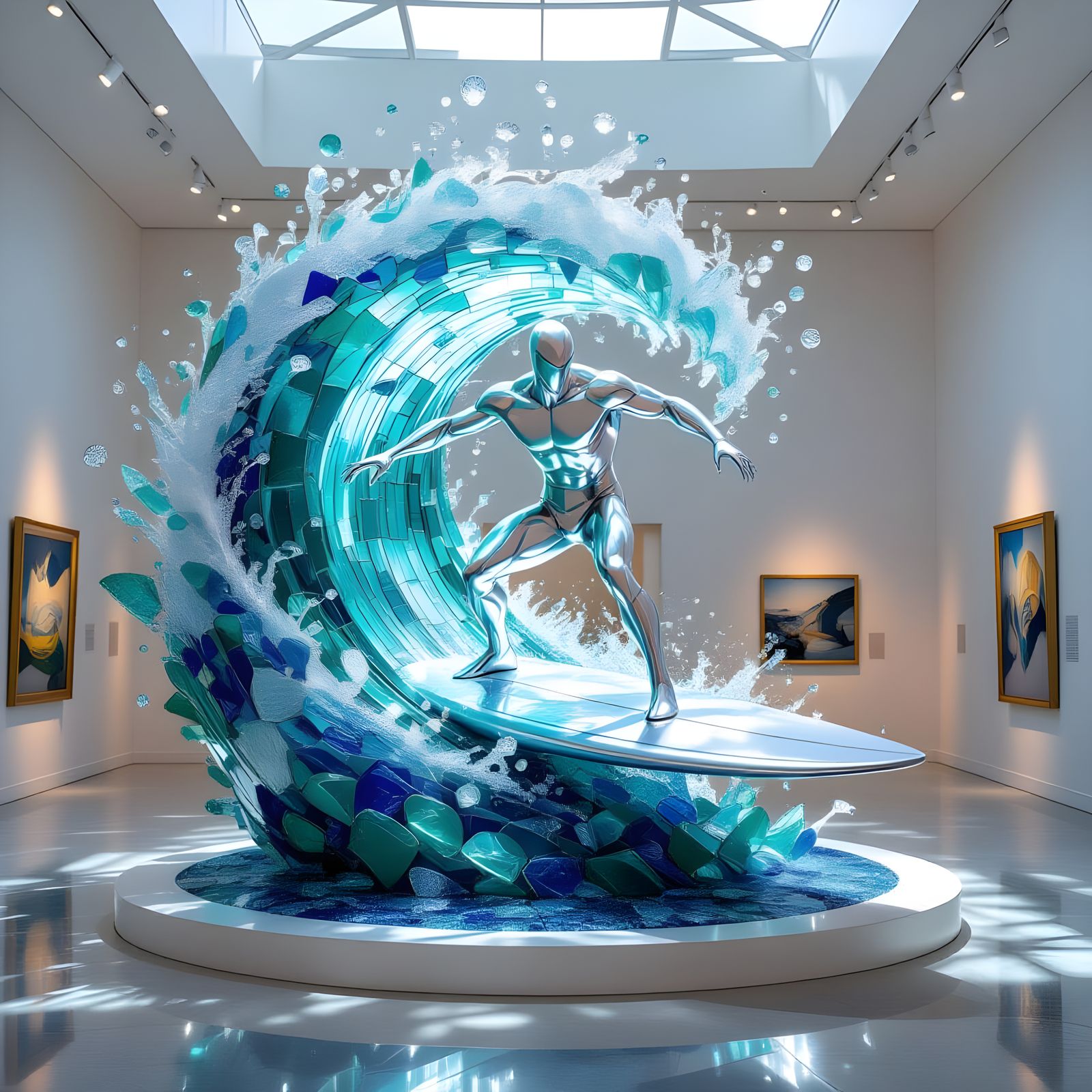 Sea glass surfer  by @Latro