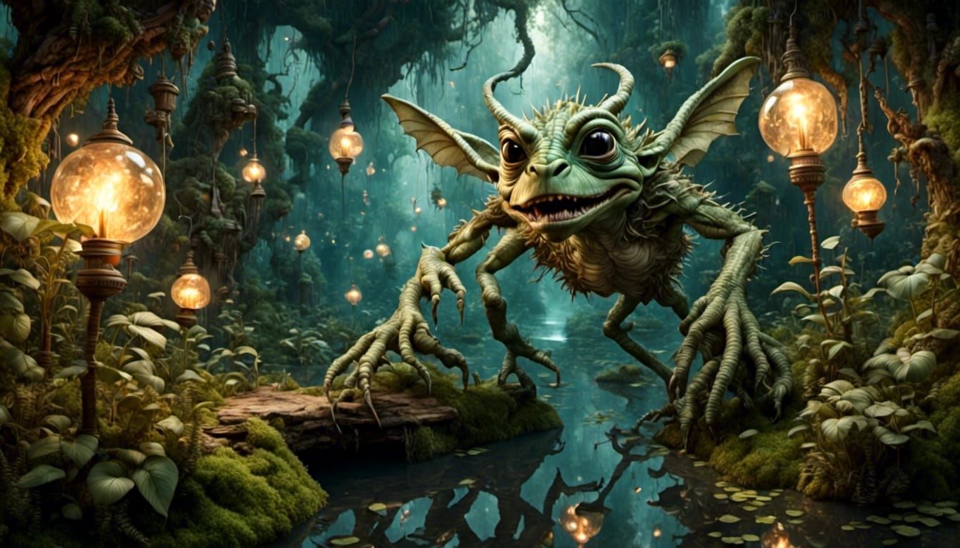 Surreal Distorted Photograph with a Touch of Madness