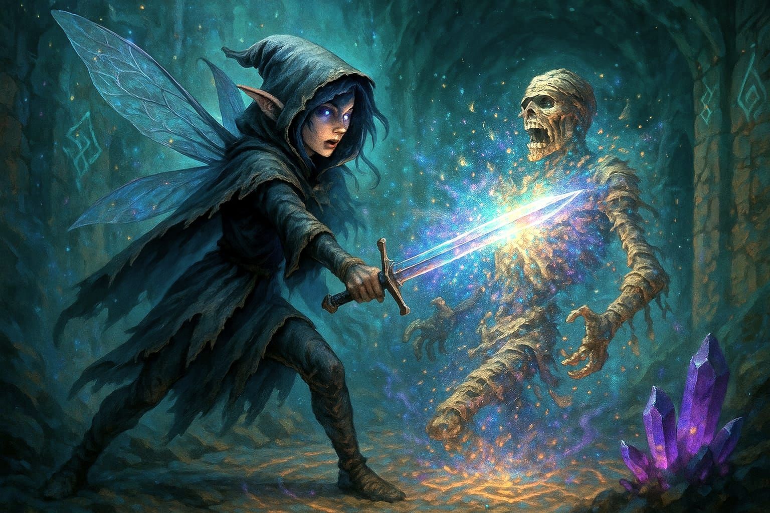 "Stay back, you ghoul!"