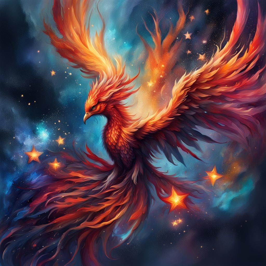 Rise of the pheonix - AI Generated Artwork - NightCafe Creator