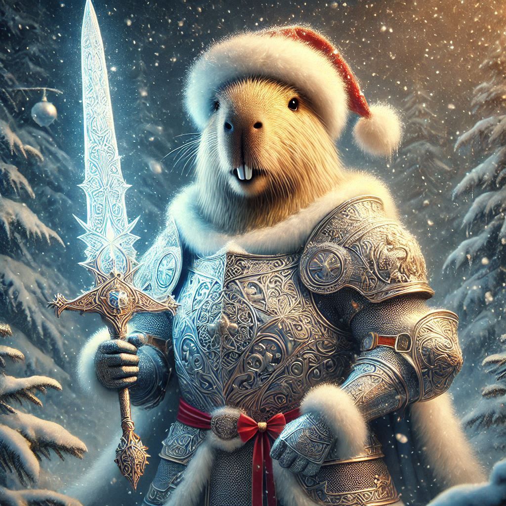Winter Capybara Knight (Uploaded)