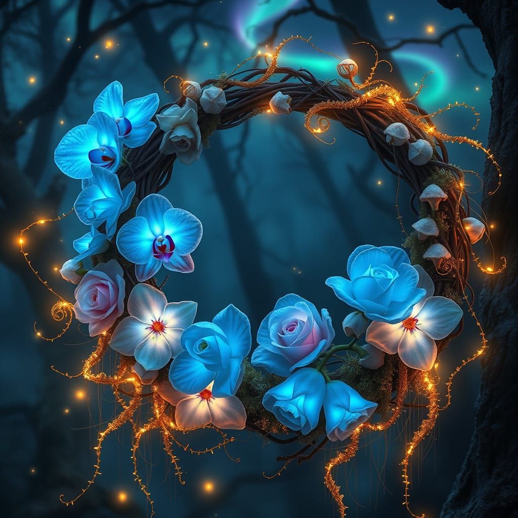 flower wreath  by @undefined