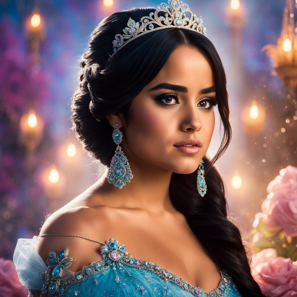 Becky G, Disney Princess - AI Generated Artwork - NightCafe Creator