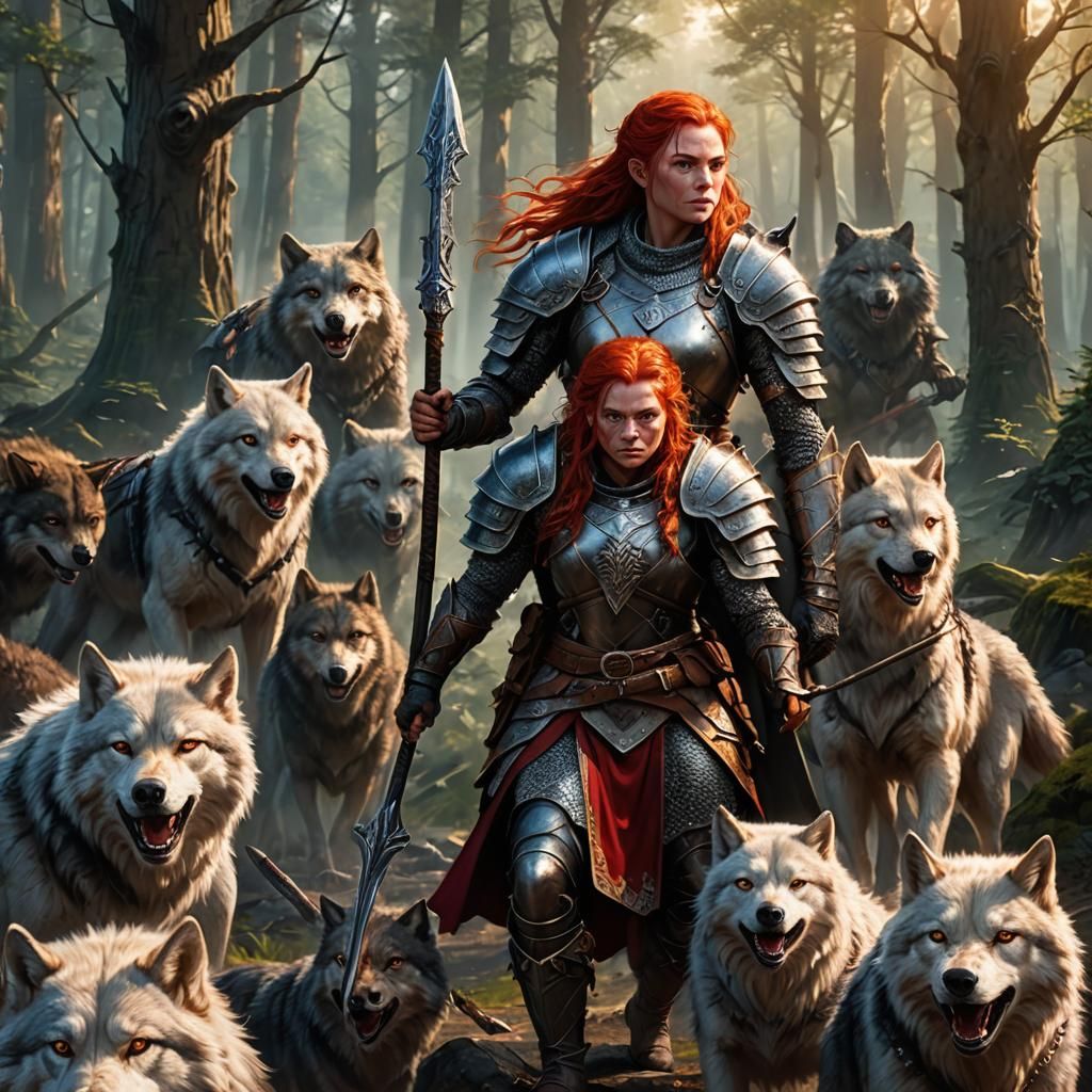 wolves Photobombs Egeg: Female Dwarf Soldier, N. Str 9, Int ...