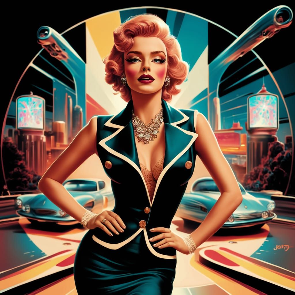 Retro Glam Girl