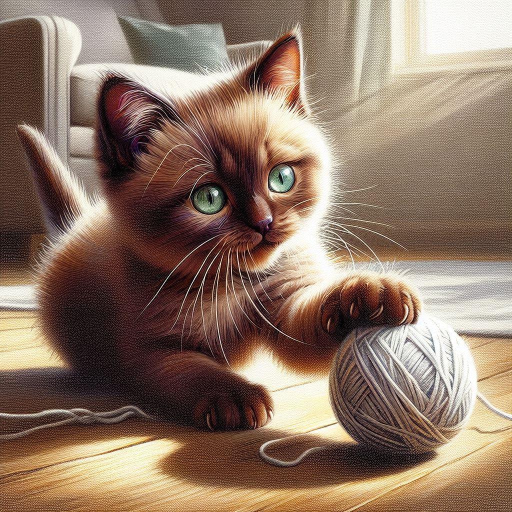 Beautiful Burma Cat - Kitten