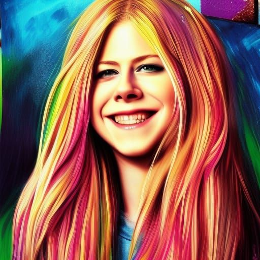 Avril Lavigne - AI Generated Artwork - NightCafe Creator