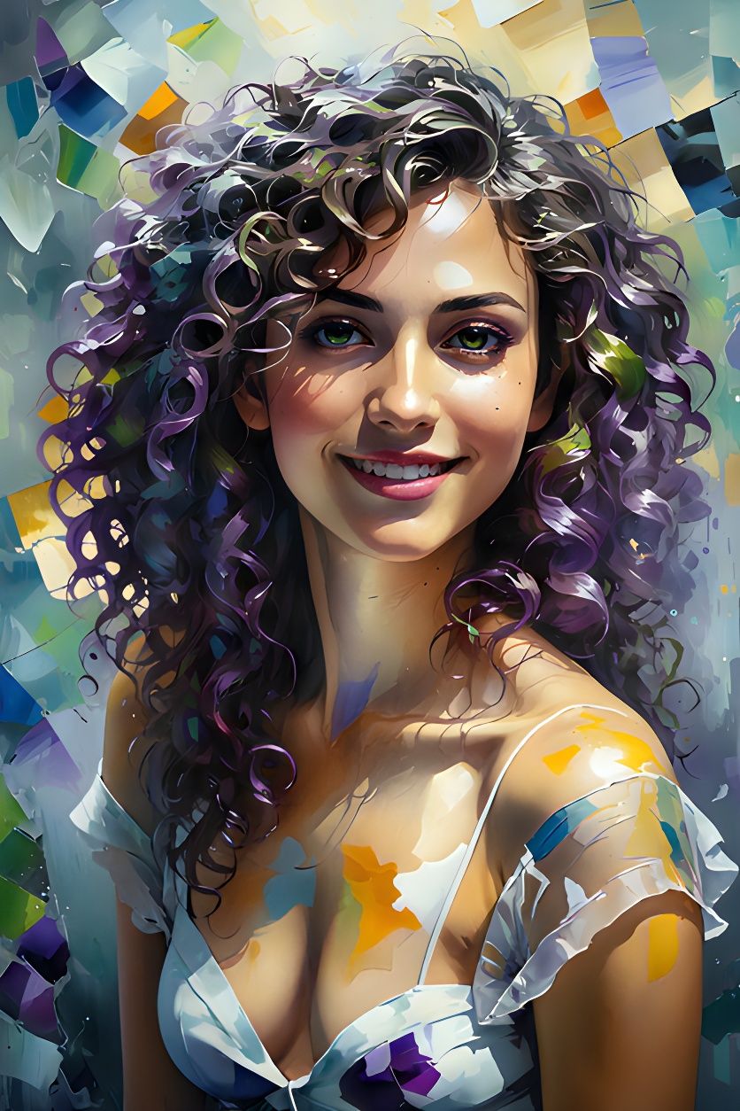 oil paint / portrait