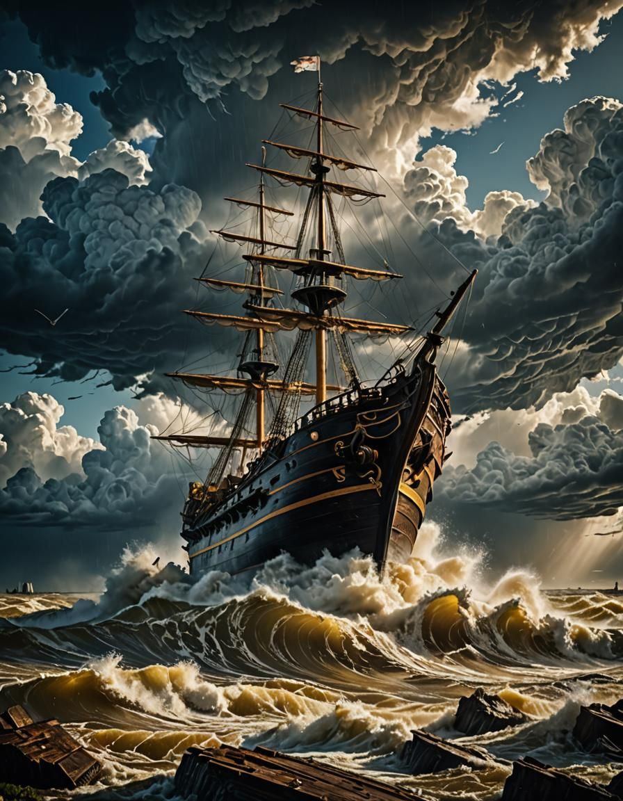 Rough sailing  by @Pez