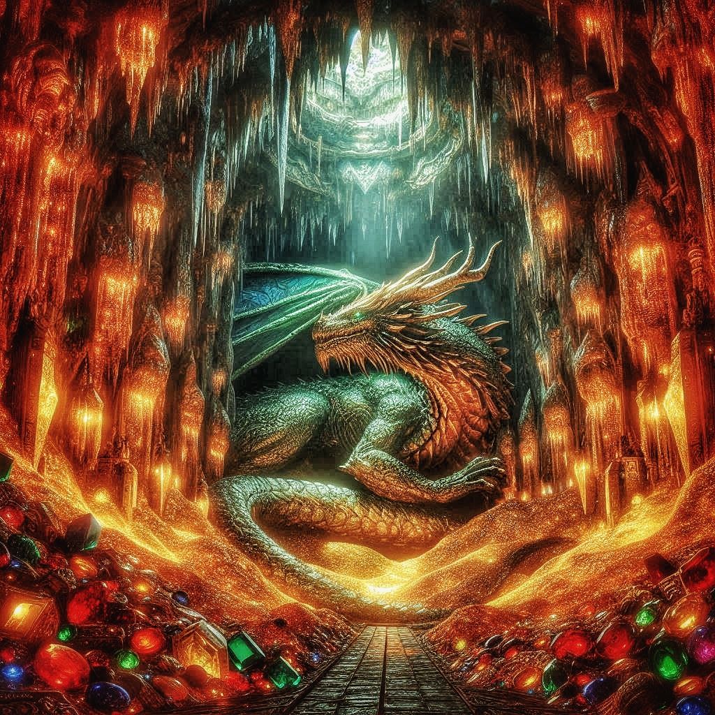 A magical dragon vault