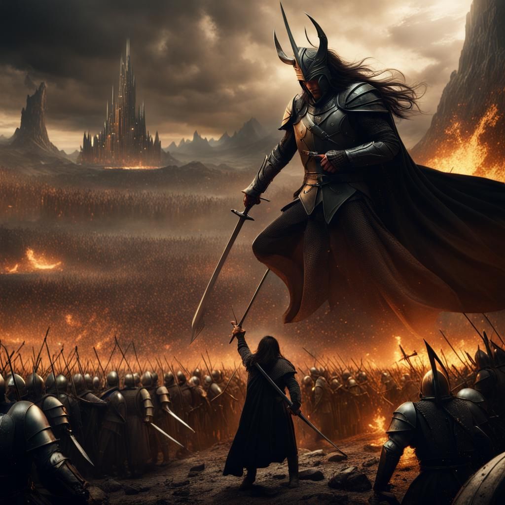 Aragorn vs Sauron