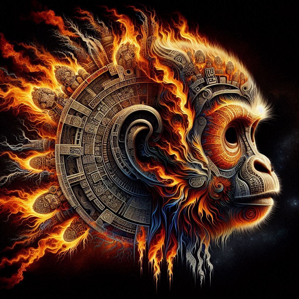 Spider Monkey Made in Fire 1