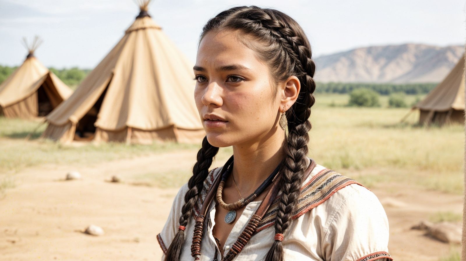 Portrait of a nomadic woman