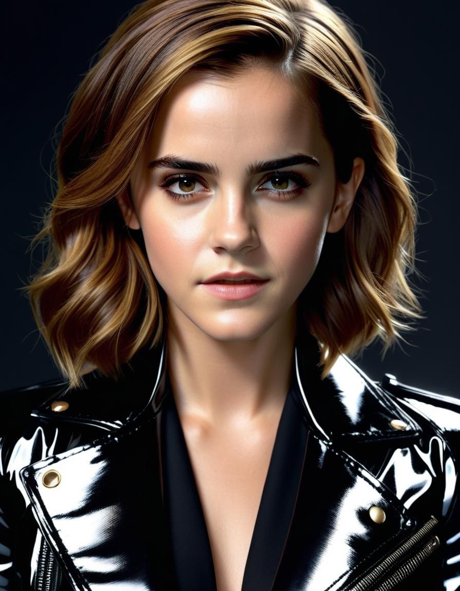 Perfect Emma Watson ultrarealistic face superdetailled portrait, 30 ...