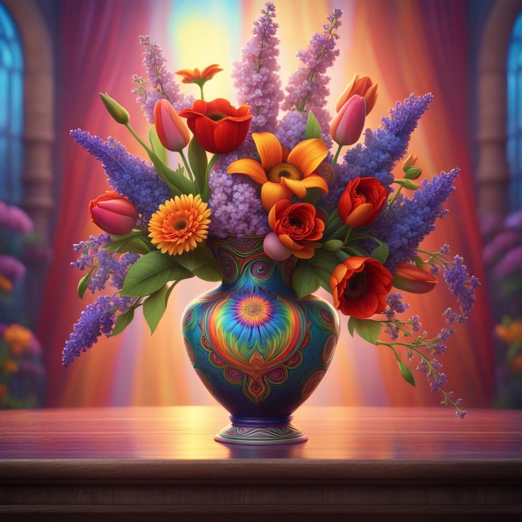 My flower vase when I wake up