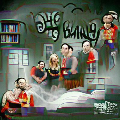 The haunted big gang bang theory